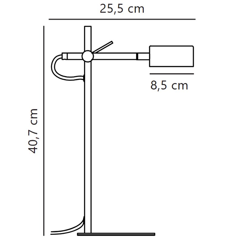 Nordlux Clyde 8 3-step Dim Tischlampe