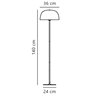 Nordlux Cera 36 Stehlampe