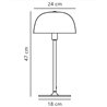 Nordlux Cera 24 Tischlampe
