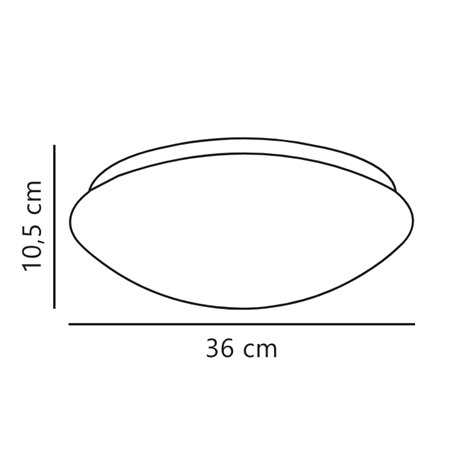 Nordlux Ask 28 [IP44] ceiling lamp