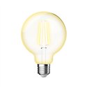 Nordlux Smart G95 Filament E27 Clear CCT 20-650lm-6500K