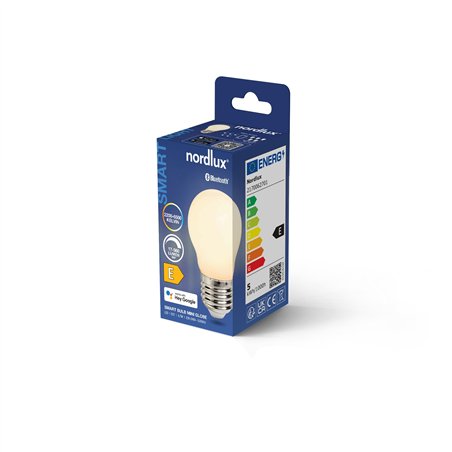 Nordlux Smart G45 Filament E27 Milky CCT 500-560lm-6500K