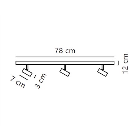 Nordlux Omari 3 3-step-Dim - 3 ceiling lamp
