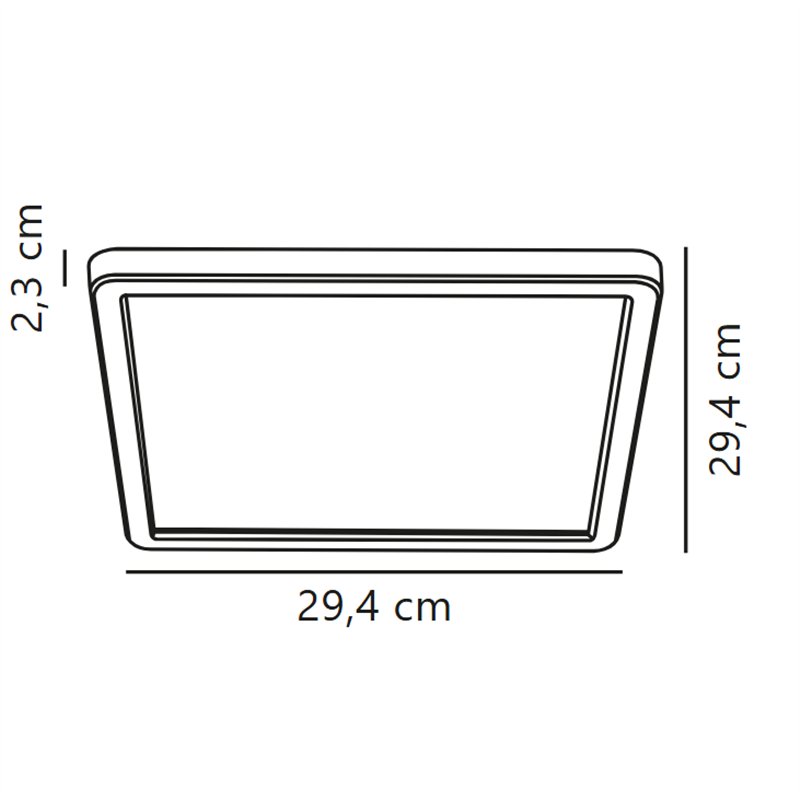 Nordlux Oja Platz 29 3-step 3000/4000K Deckenlampe