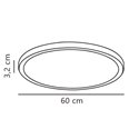 Nordlux Oja 60 3-step Dim ceiling lamp
