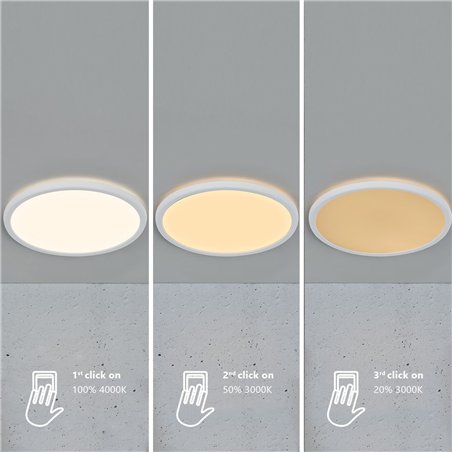 Nordlux Oja 29 3-step 3000/4000K ceiling lamp