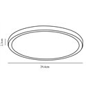 Nordlux Oja 29 3-step Dim ceiling lamp