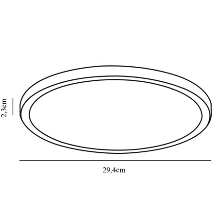 Nordlux Oja 29 3-step Dim ceiling lamp