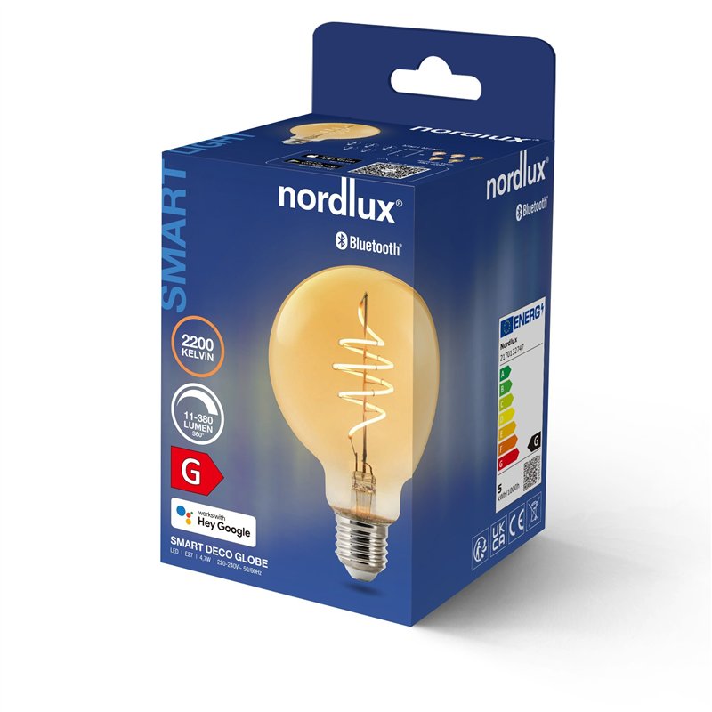Nordlux G95 Smart Filament Gold Deco Spirale