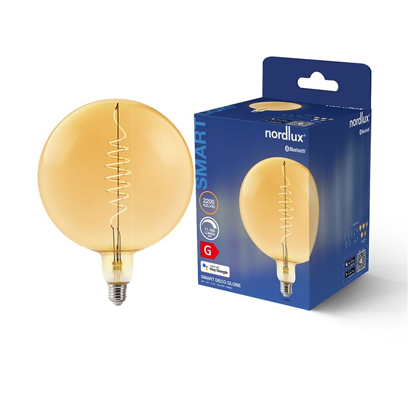 Nordlux G200 Smart Filament Gold Deco Spirale
