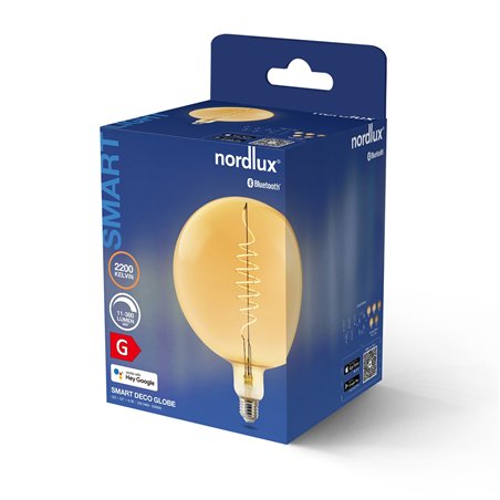 Nordlux G200 Smart Filament Gold Deco spiral