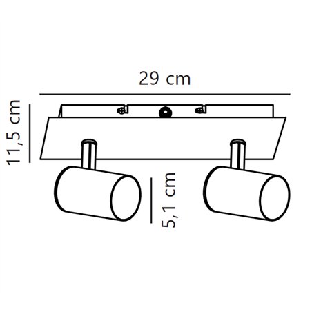 Nordlux Frida - 2 ceiling lamp