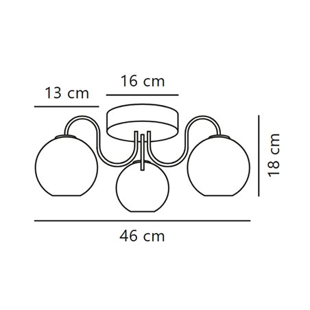 Nordlux Franca 13 ceiling lamp