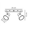 Nordlux Eik 9 - 2 Deckenlampe