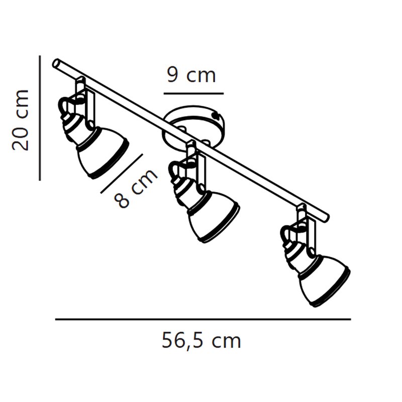 Nordlux Aslak 8 - 3 Deckenlampe
