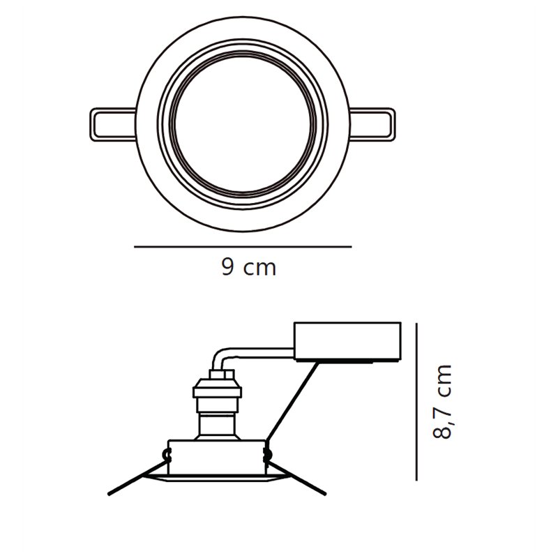 Nordlux Triton [IP23] 3-kit Einbauspot