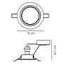 Nordlux Triton [IP23] 3-kit Einbauspot