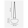 Nordlux Sponge 20 [IP65] 3-step Dim Battery Hängelampe - Outdoor