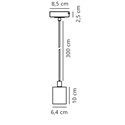 Nordlux Siv 6 suspension lamp