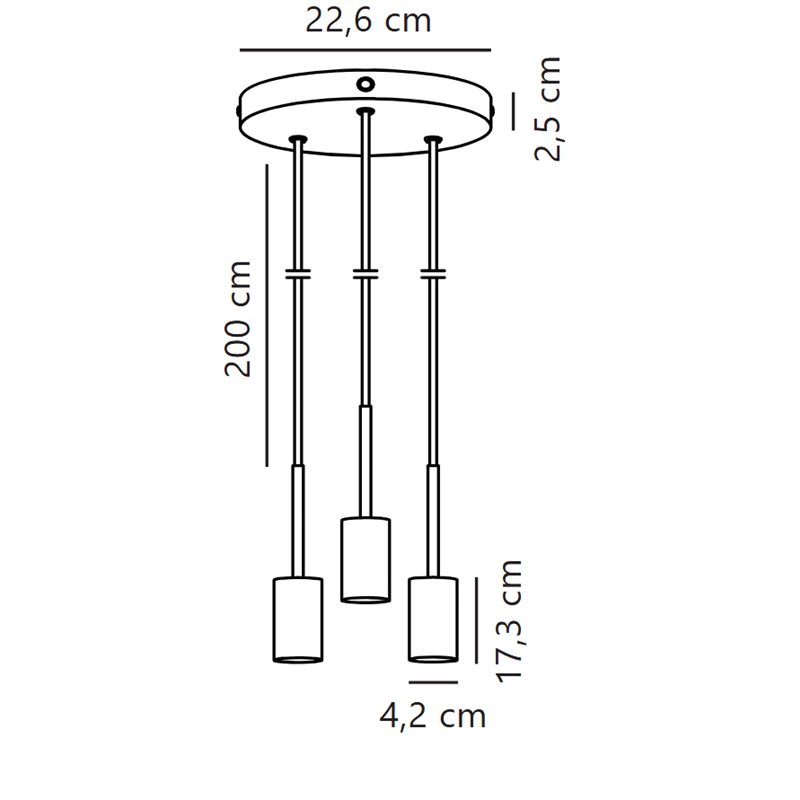 Nordlux Paco 23 Hängelampe