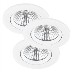 Nordlux Fremont [IP23] 3-Kit Dim Tilt recessed spot
