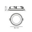 Nordlux Elkton 8 3-step recessed spot