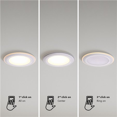 Nordlux Elkton 8 3-step recessed spot