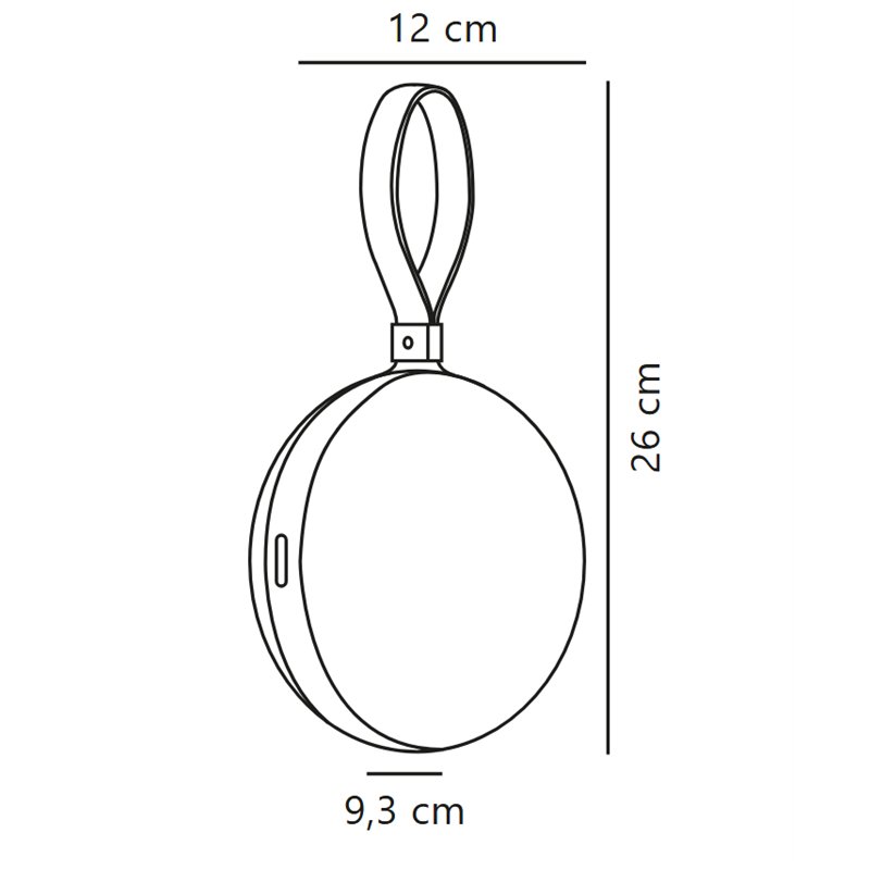 Nordlux Bring To Go 12 [IP65] Battery Hängelampe - Outdoor
