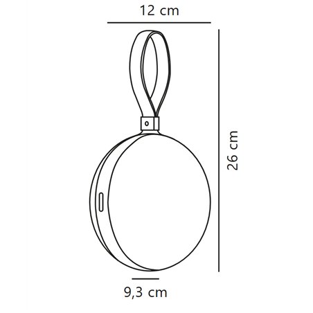 Nordlux Bring To Go 12 [IP65] Battery suspension lamp - Outdoor