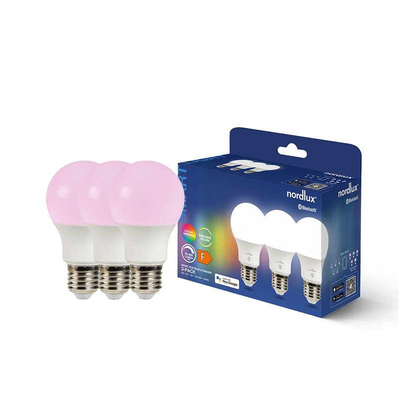 Nordlux A60 Smart RGB E27 - 3 Pack