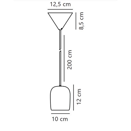Nordlux Notti 10 suspension lamp