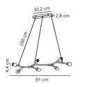 Nordlux Josefine -7 suspension lamp