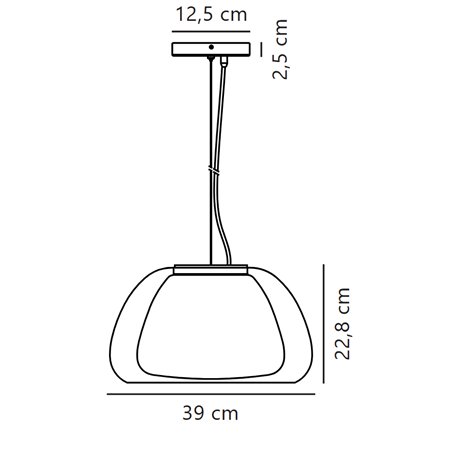 Nordlux Jelly 39 suspension lamp