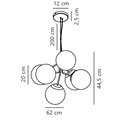 Nordlux Ivona 62 suspension lamp