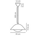 Nordlux Freya 35 suspension lamp
