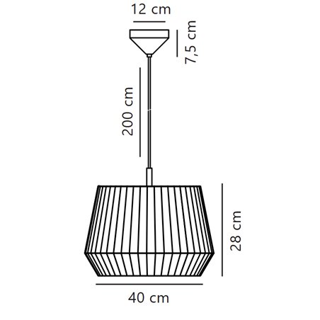 Nordlux Dicte 40 suspension lamp