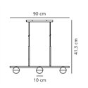 Nordlux Contina 10 - 3 suspension lamp