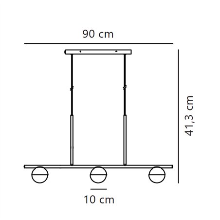 Nordlux Contina 10 - 3 suspension lamp