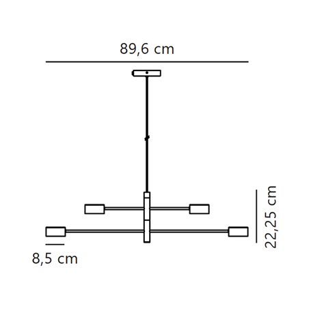 Nordlux Clyde 8 3-step Dim - 4 suspension lamp