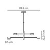 Nordlux Clyde 8 3-step Dim - 4 Hängelampe