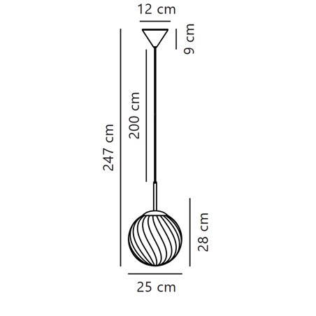 Nordlux Chisell 25 suspension lamp