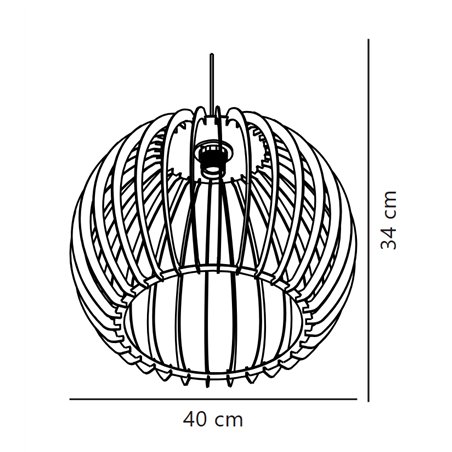 Nordlux Chino 40 suspension lamp