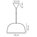 Nordlux Cera 36 suspension lamp