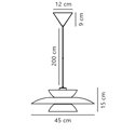 Nordlux Carmen 45 suspension lamp