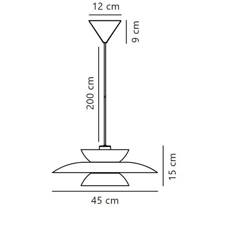 Nordlux Carmen 45 suspension lamp