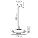Nordlux Bretagne 38 suspension lamp