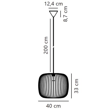 Nordlux BERONI 40 suspension lamp