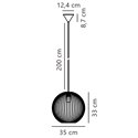 Nordlux BERONI 35 suspension lamp