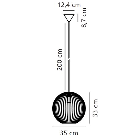 Nordlux BERONI 35 suspension lamp