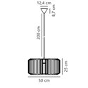Nordlux Asti 50 suspension lamp